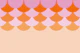 Pink Orange Art Deco