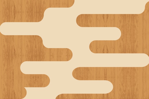 Mid Century Round Wood