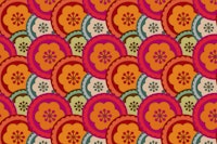 Groovy Mid Century Flower Abstract wallpaper