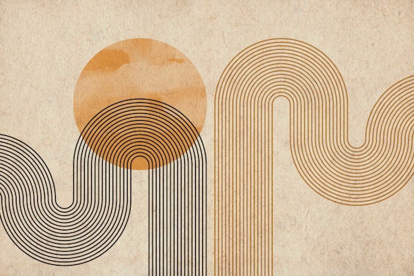 Curvy Lines on Japan Paper