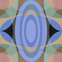 Retro 70s Ombre Space Disco behang