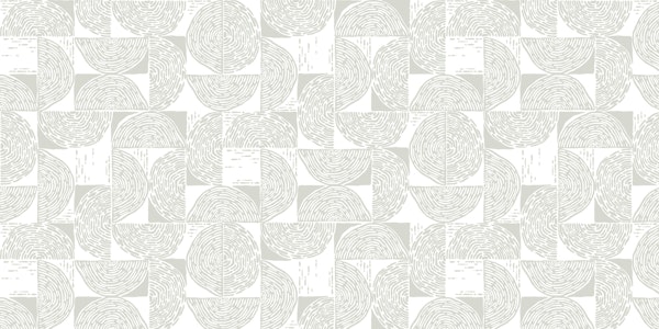 Offwhite white wood block print