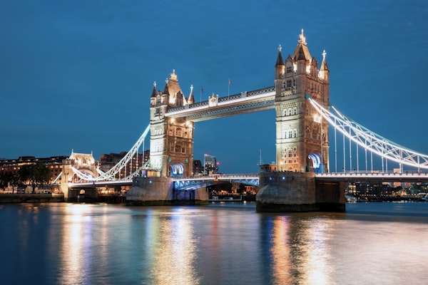 Tower Bridge At Dusk