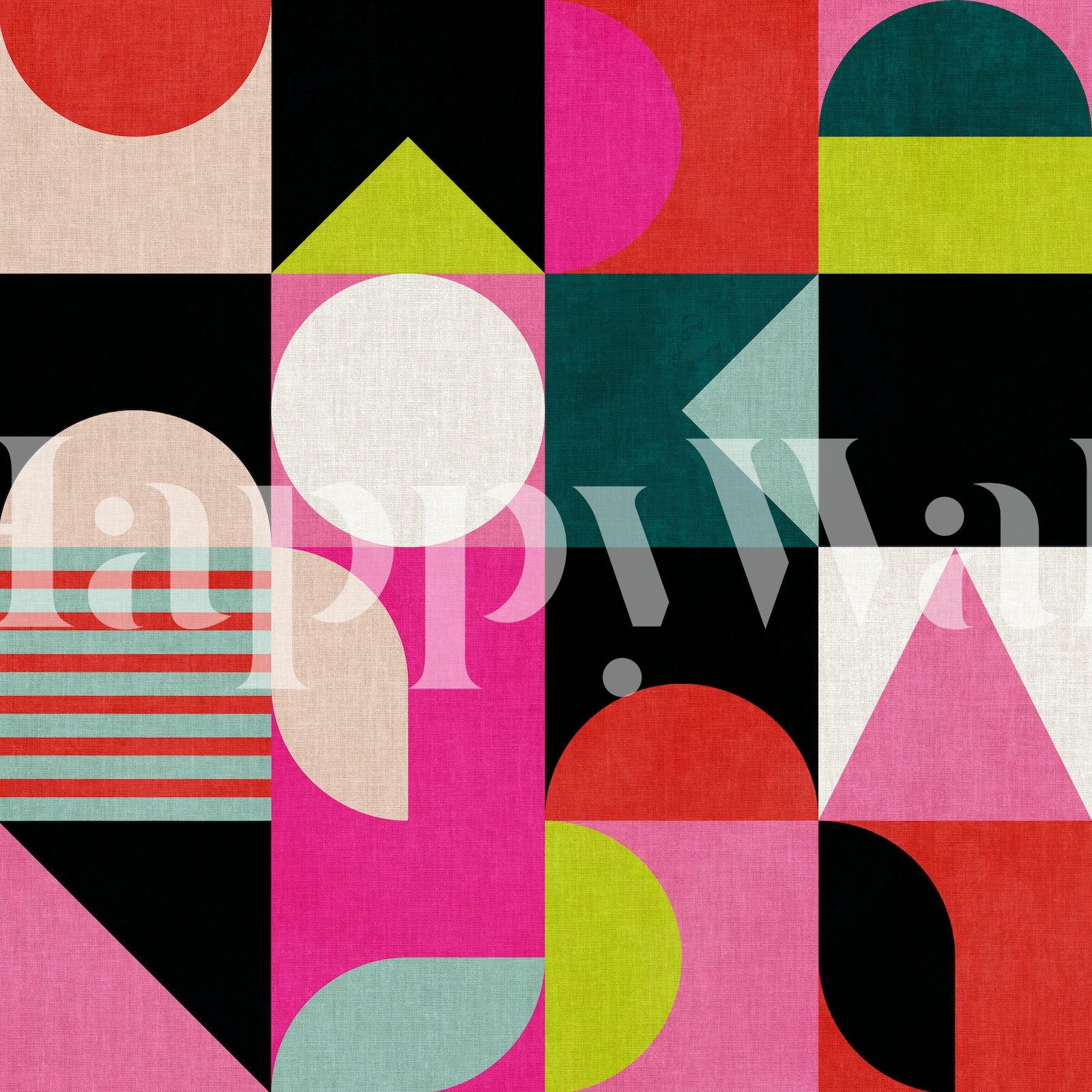 Mid Century Modern Boho Wallpaper
