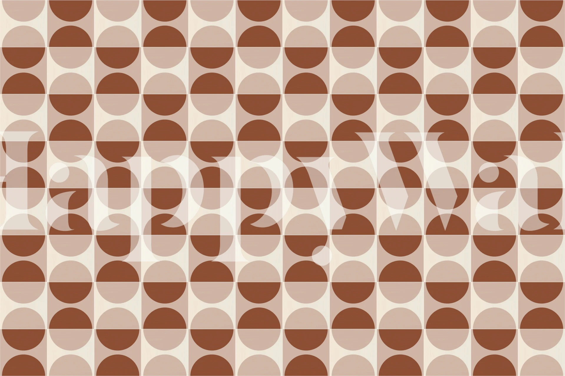 Painted Cotto Tiles tapet i en rumsmiljö