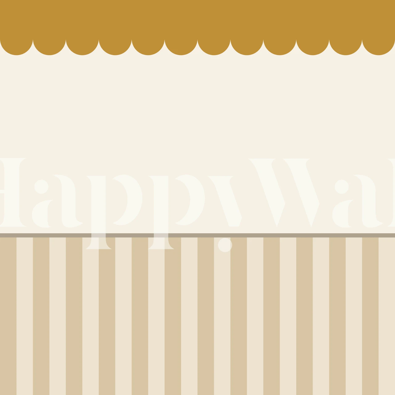 Mid Century Space Minimalist behang in een kamer