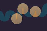 Bauhaus Space Night tapeta
