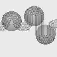 Modern Platinum Art Deco tapet