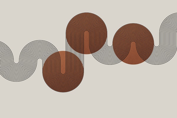 Warm Copper Art Deco