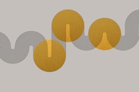 Art Deco Space Geometry tapete