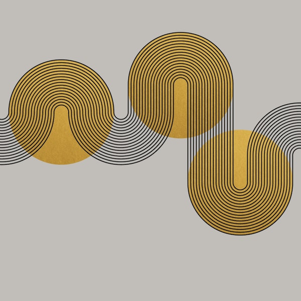 Modern Art Deco Space