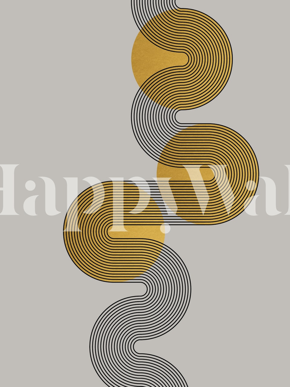 Contemporary wallpaper design v místnosti