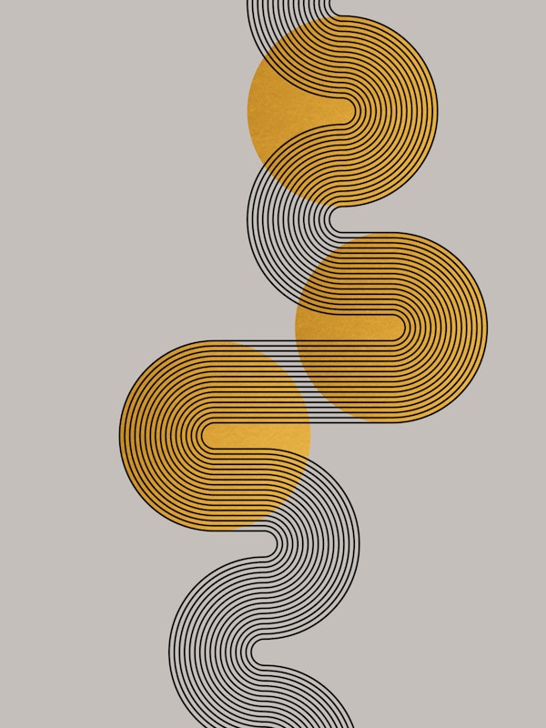 Contemporary Art Deco Space