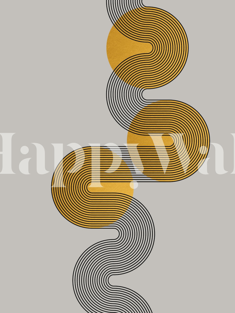 Contemporary wallpaper design huoneessa