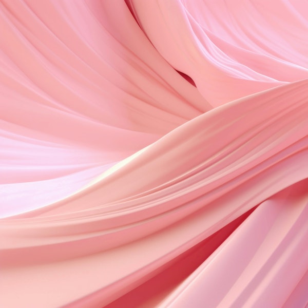 Modern Abstract Waves Texture Blush Pink