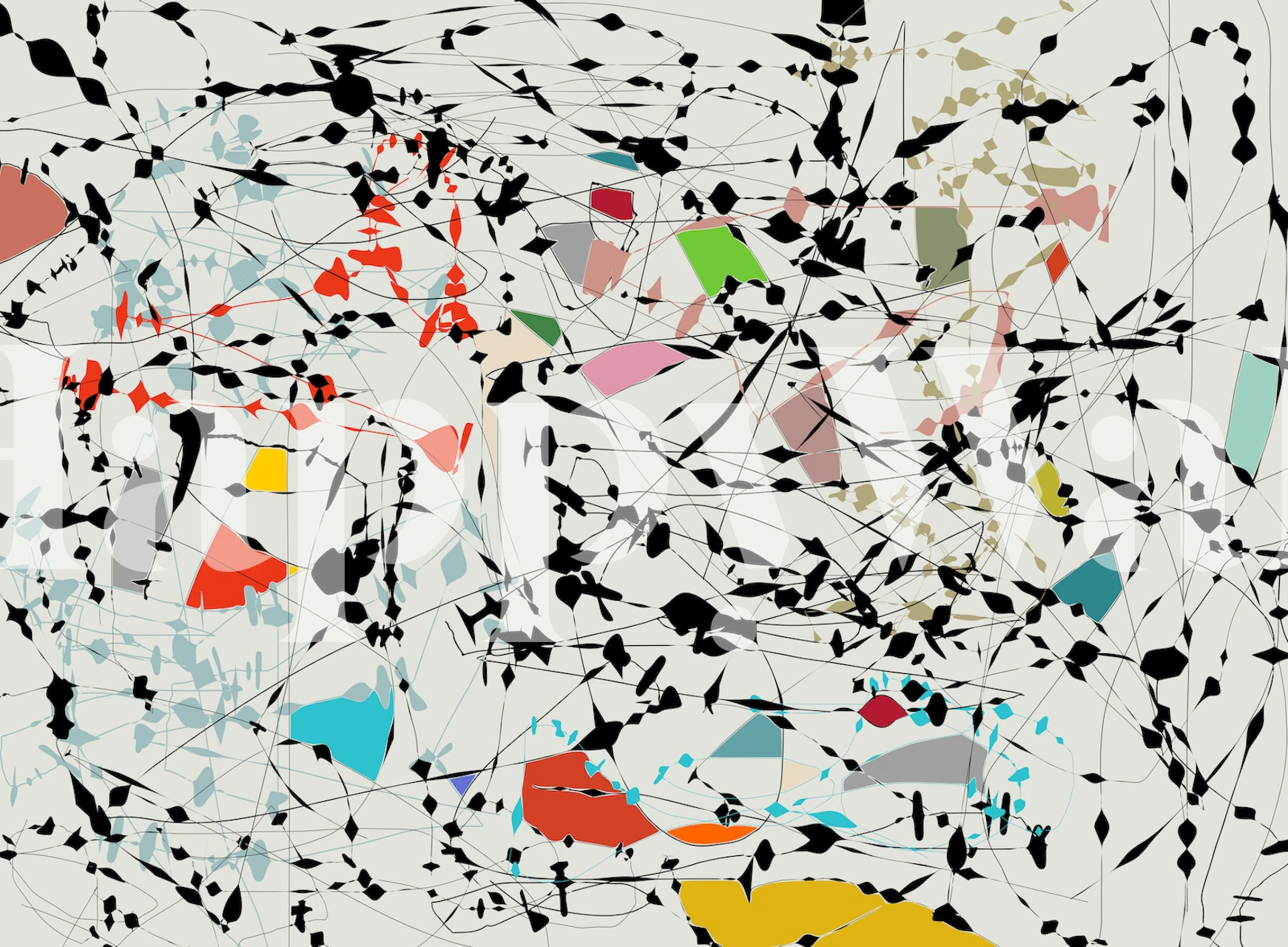 Abstract wallpaper design with vibrant colors