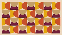 Different 50s Mid Century Bauhaus wallpaper