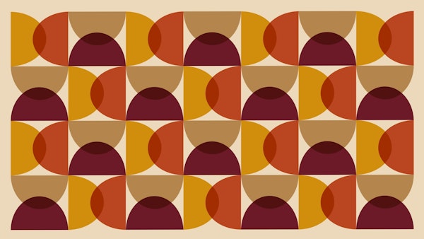 50s Mid Century Autumn Fall