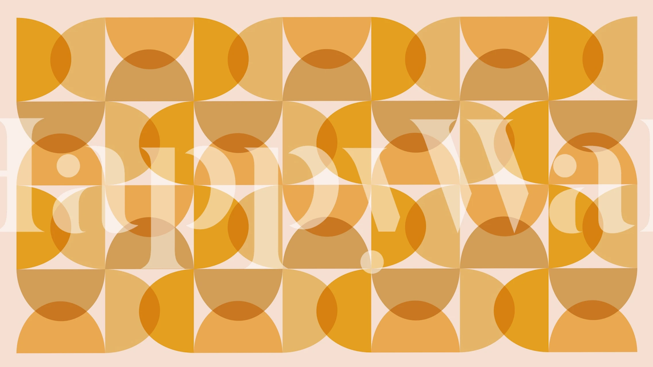 Keski-vuoti taustakuva lämpimillä geometrisilla kuvioilla