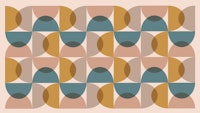 50s Mid Century Geometrical Abstract wallpaper