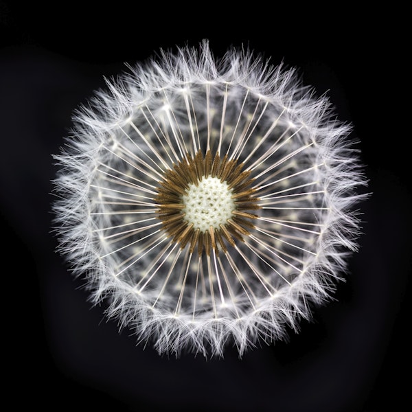 Ethereal Dandelion Clock