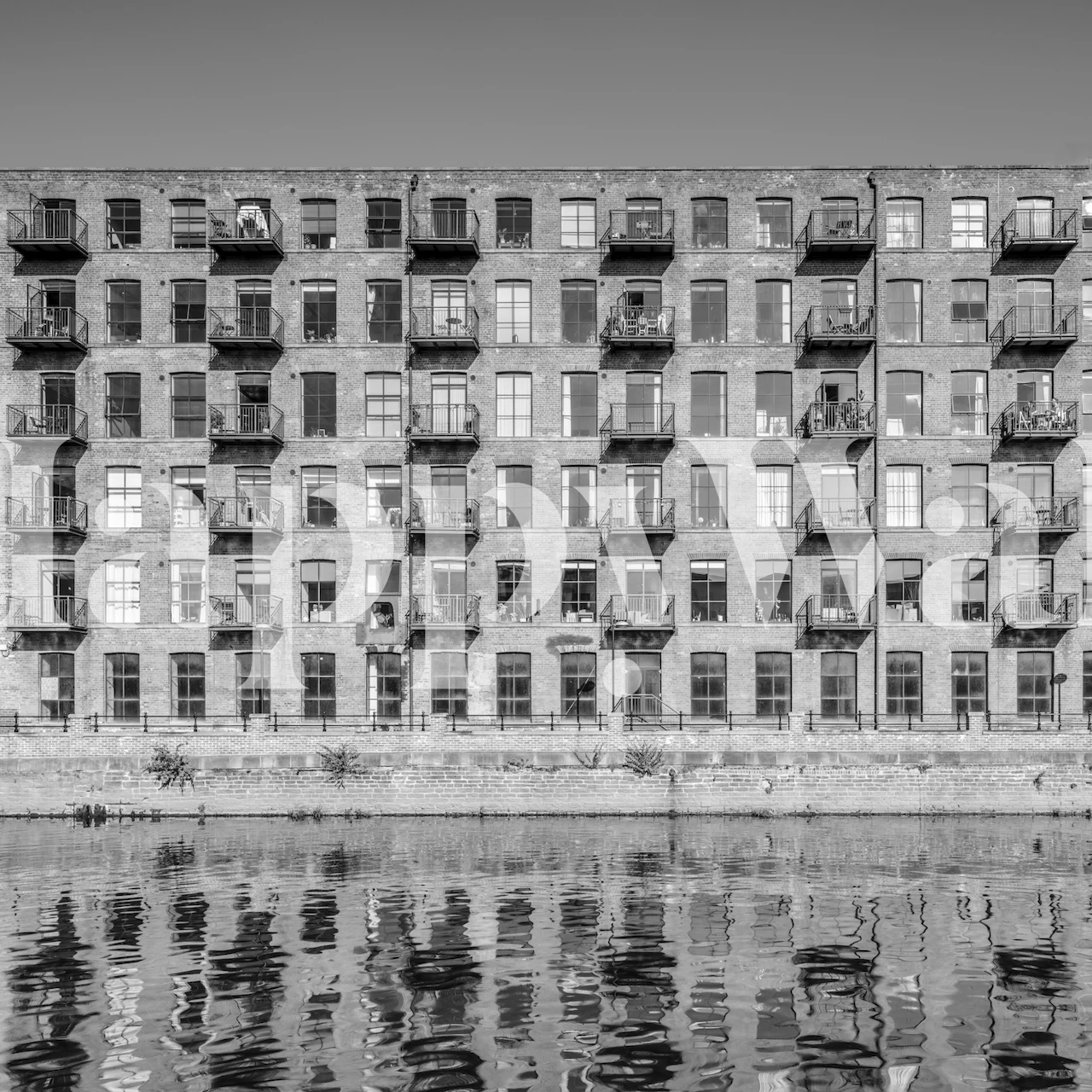 Residential building wallpaper design in a room