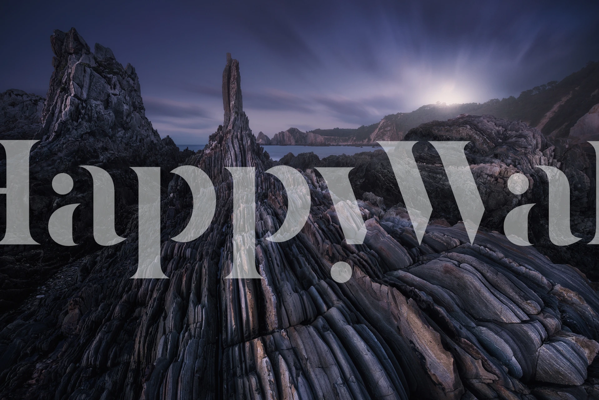 Gueirua Needles wallpaper in a modern room