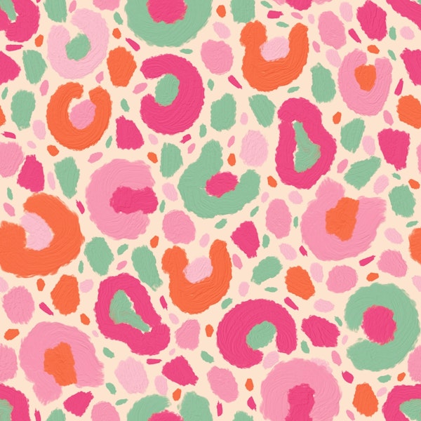 Funky Leopard Animal Print Pink