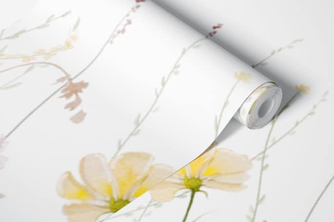Enchanting Wildflower Midsummer Meadowwallpaper roll