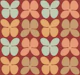 Large Retro Mid Century Flowers