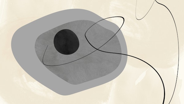 Mid Century Bauhaus Organic Abstract