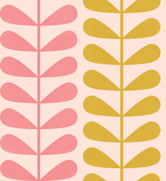 Palm Springs Abstract Geo in Pink Gold