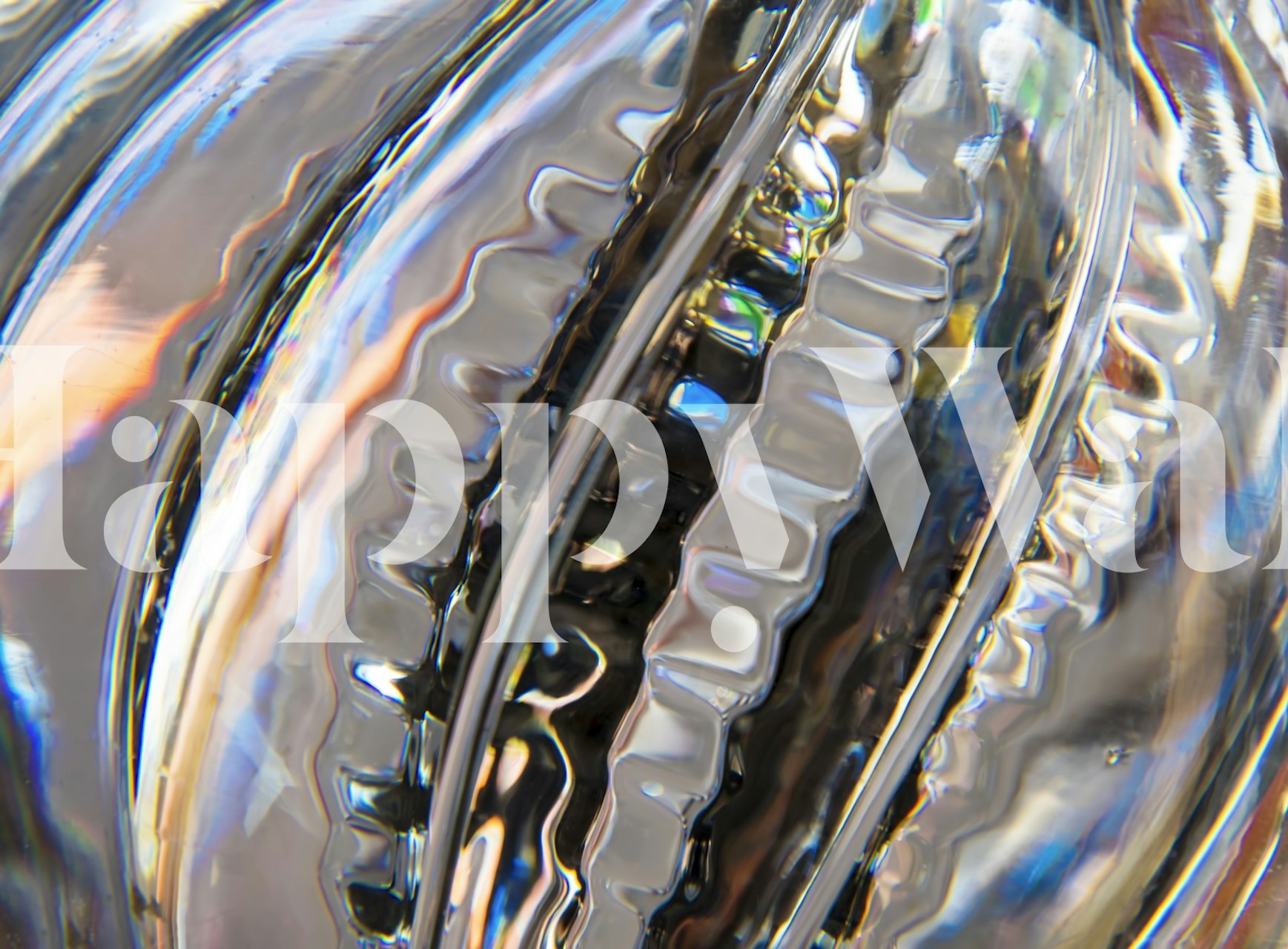 Christmas reflections wallpaper in a room