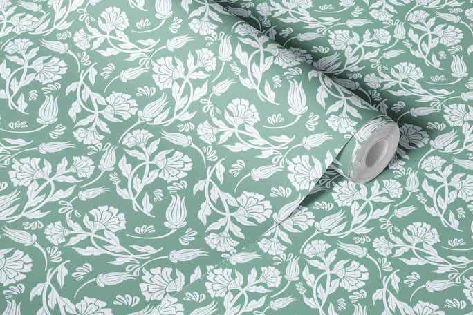 Rustic Woodland Floralswallpaper roll