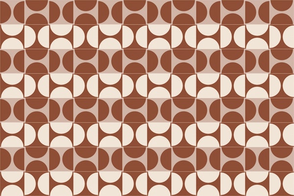 Cotto Tiles Cinnamon and Cream Lines