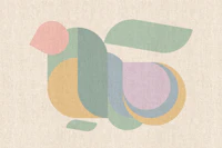 Dream Bird Abstract Meditation papiers peint