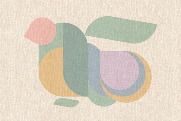 Dream Bird Abstract Meditation