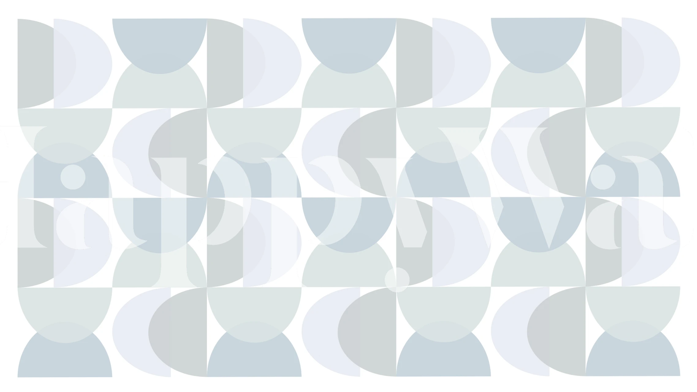 Geometric wallpaper with light blue and soft gray arches