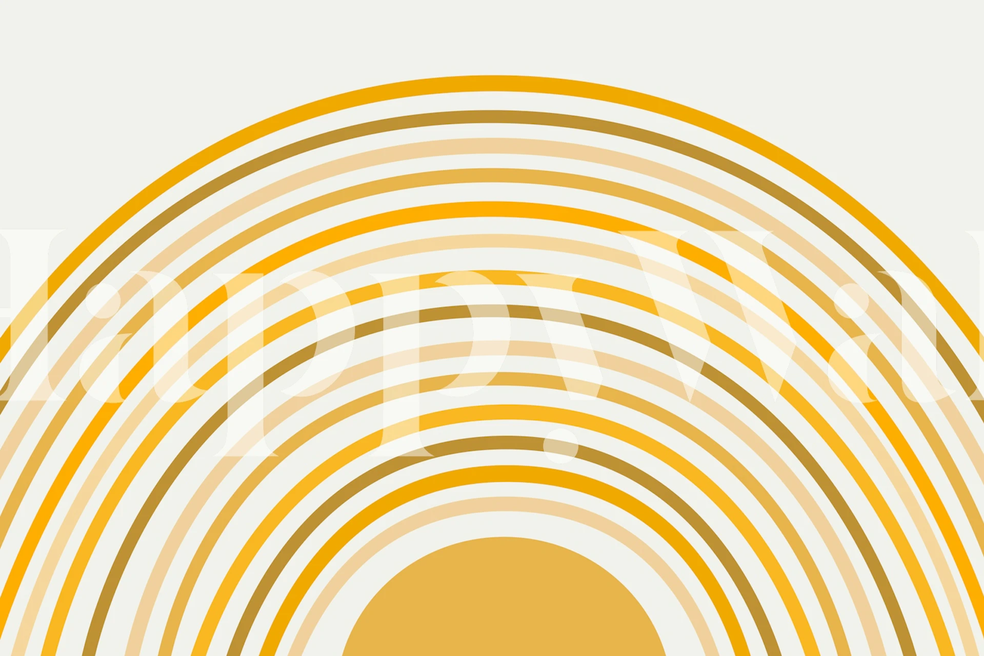 Happy Boho Sunrise Rainbow tapet i et rom