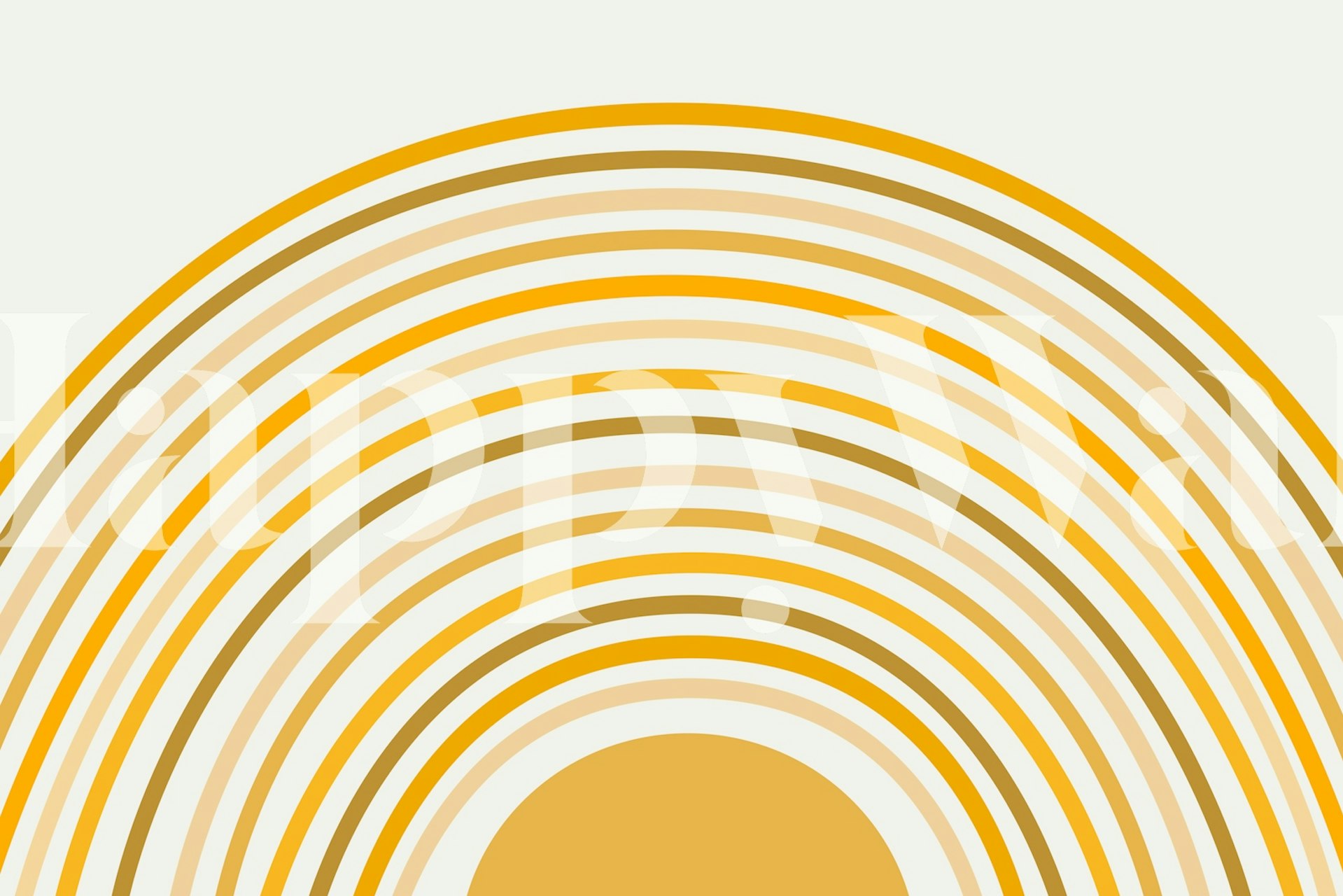 Happy Boho Sunrise Rainbow tapeta u sobi