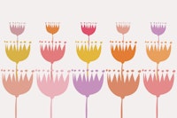 Happy Rainbow Flowers ταπετσαρία