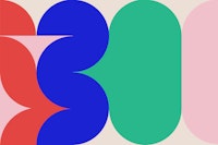 Color Block Art ταπετσαρία