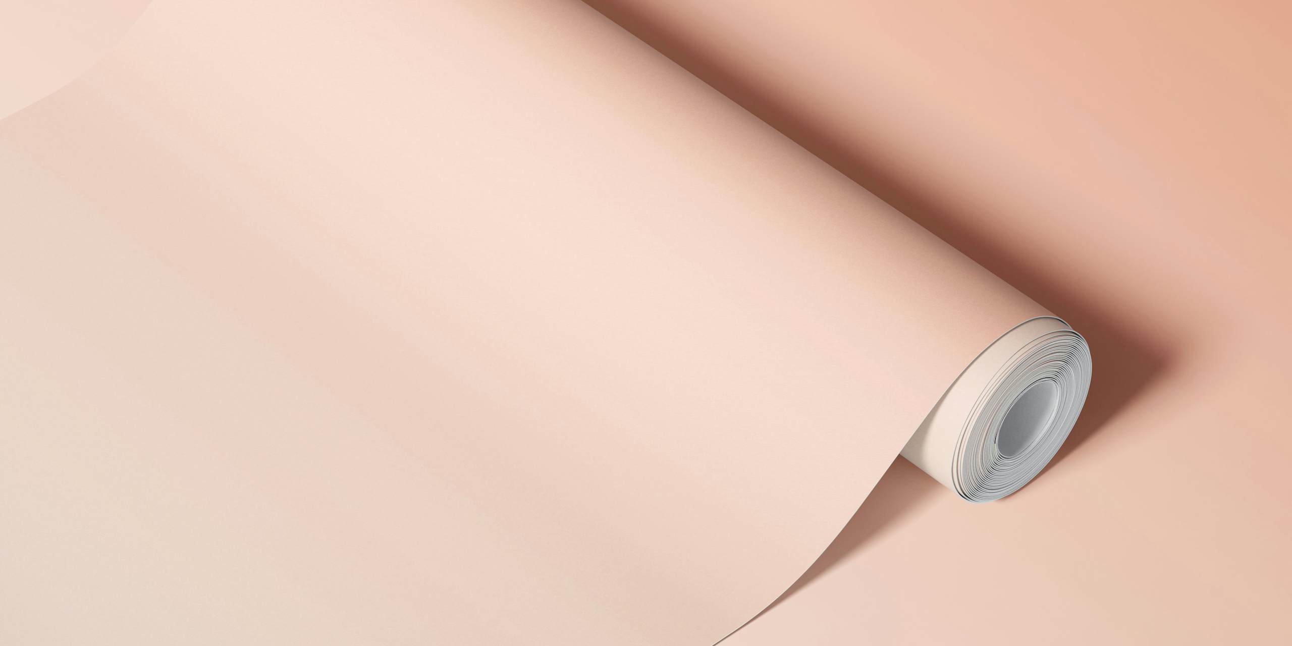 Dark Peach Gradient wall mural with a smooth transition from deep peach to light tones