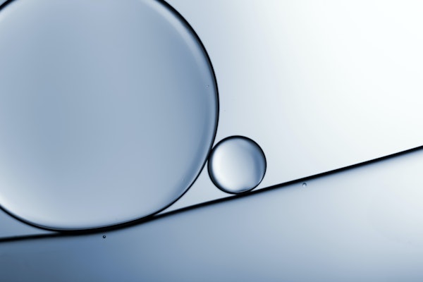 Abstract Baby Blue Water