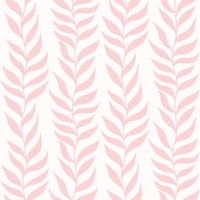 Climbing Leaves in Soft Blush Pink carta da parati
