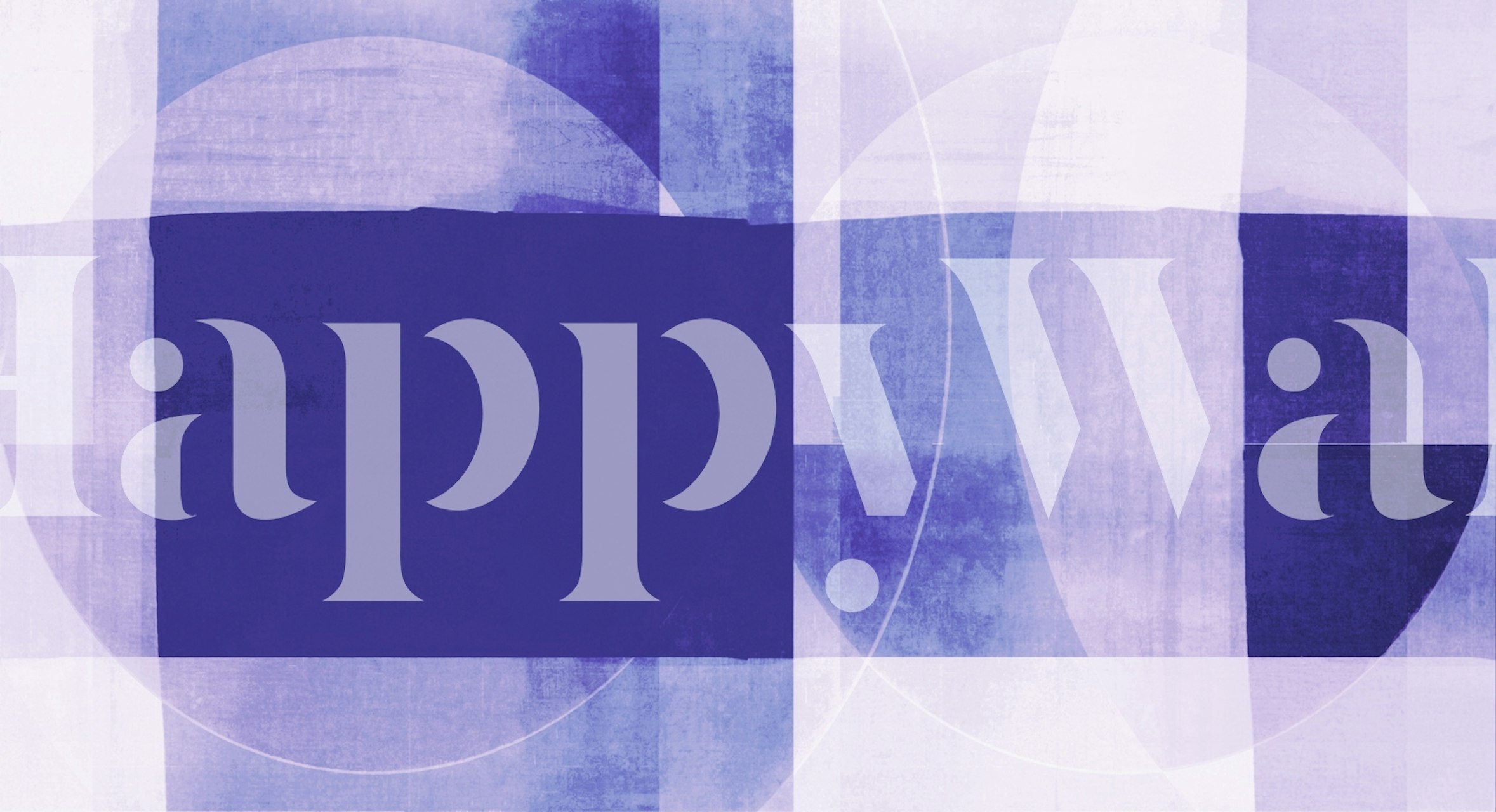 Αφηρημένο γεωμετρικό τοίχο εμπνευσμένο από Bauhaus με αποχρώσεις του μπλε