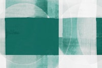 Abstract Mid Century Bauhaus Green tapetit