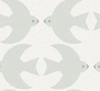 Modern Abstract Geo Birds tapet