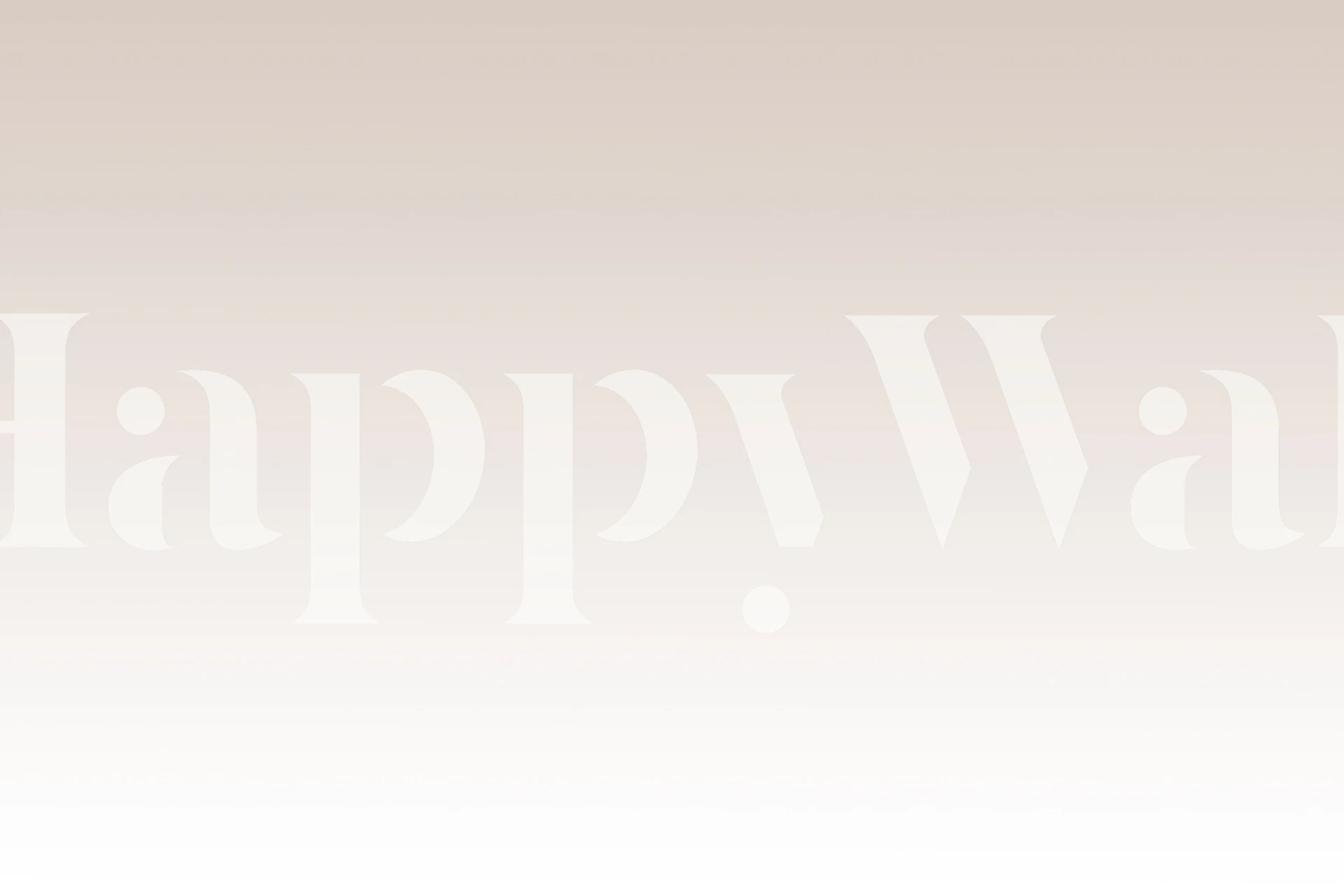 Warm gradient in cream and beige colors wallpaper