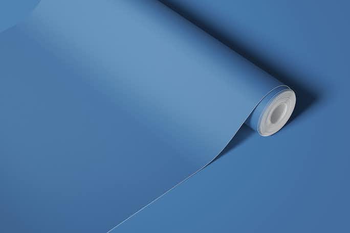 Blue de Paris solid color wallpaperwallpaper roll
